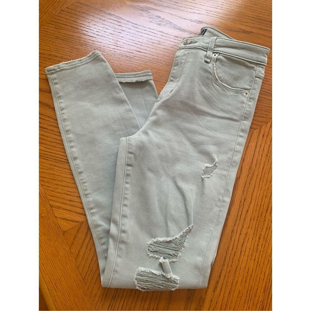 Jaeger Mint Green Straight Leg Jeans